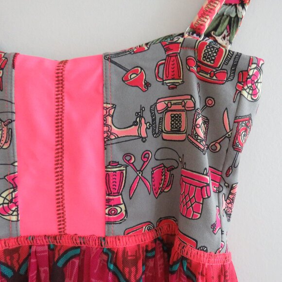 MAAJI Sublime Blimey Cover Up Bright Mesh Skirt Maxi Dress - Size S - Picture 13 of 15